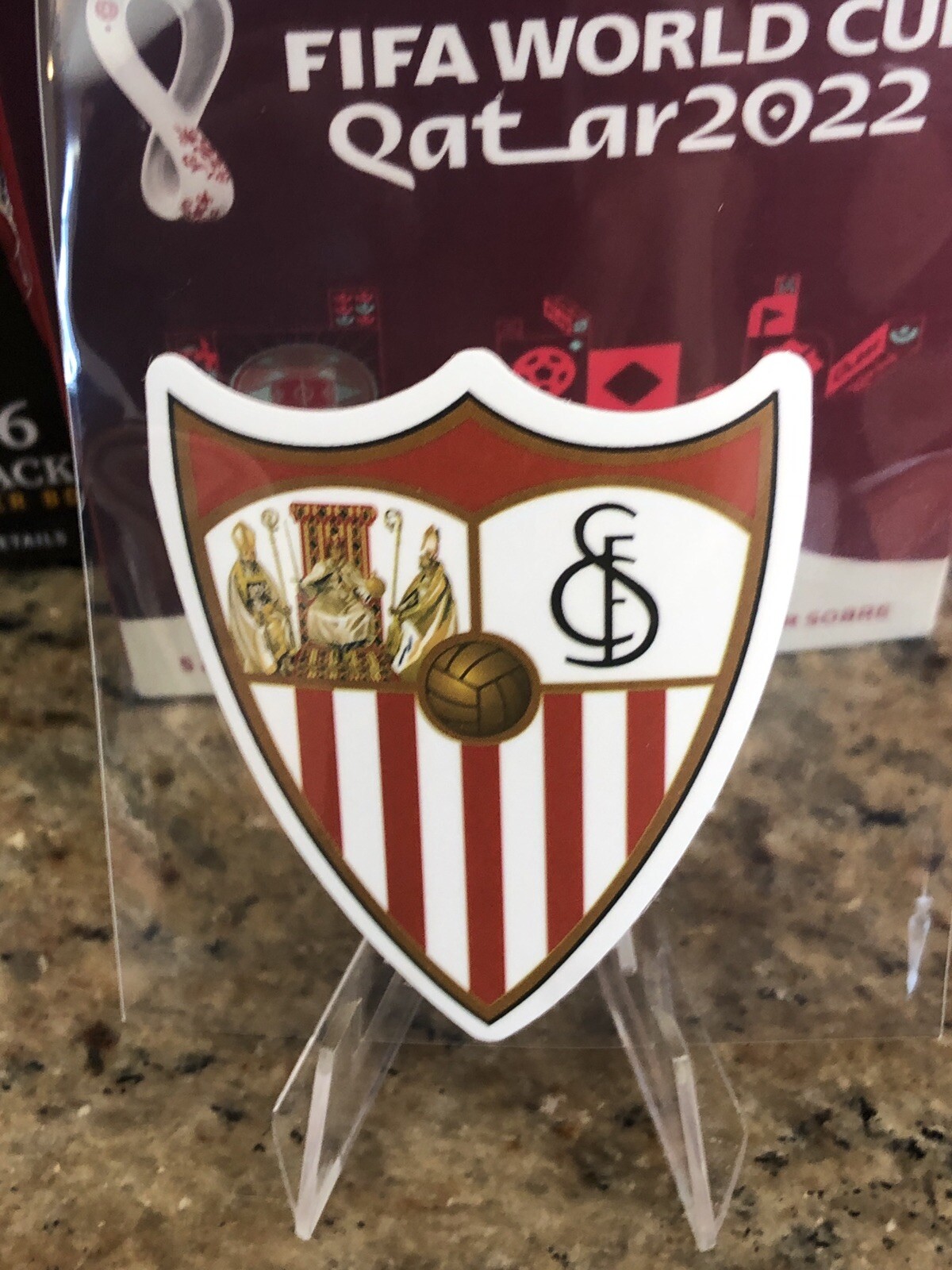Sevilla FC Soccer Team Logo 2.5in Premium Decal Sticker Spain Futbol