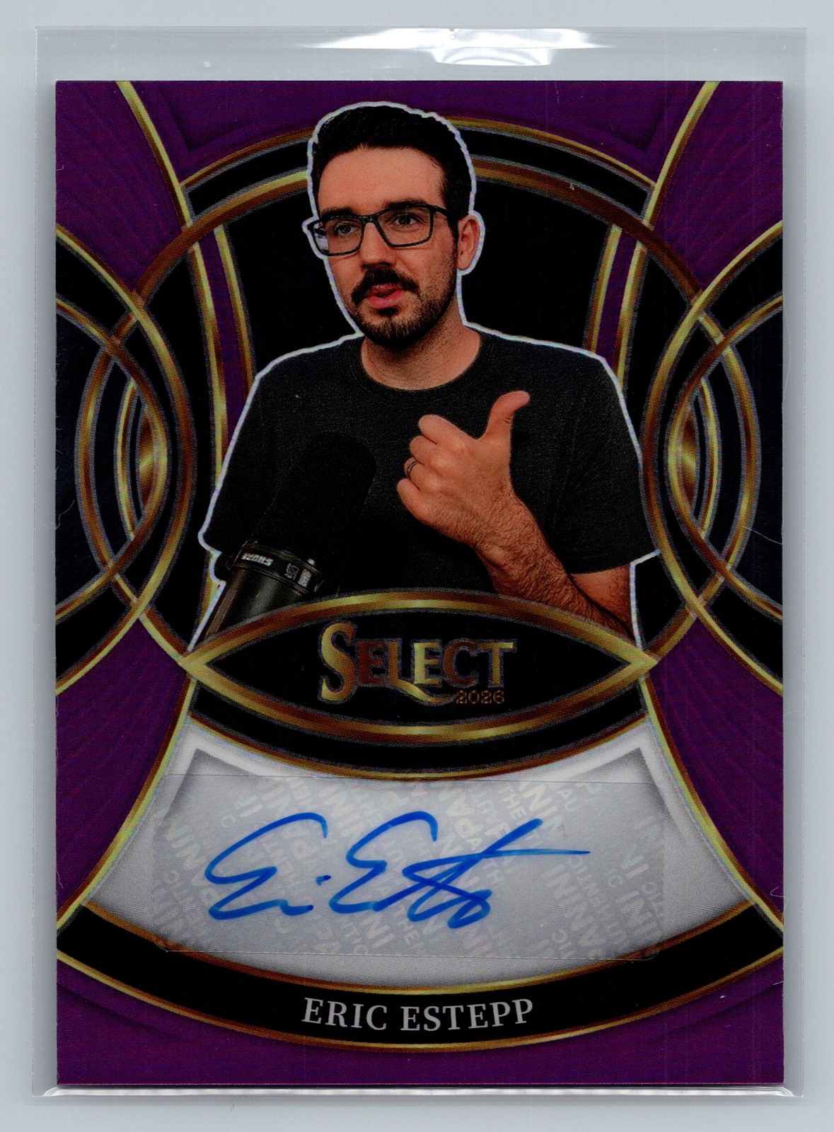 2026 Panini Select Eric Estepp Purple Prizm Auto /49 #S-EES