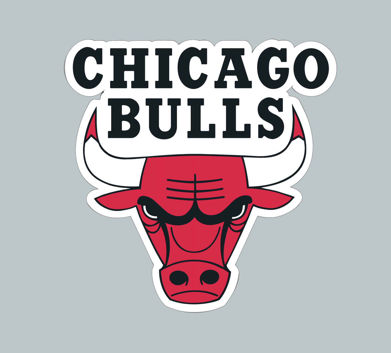 Sticker – Chicago Bulls NBA Logo – Die Cut Laminated Vinyl Decal