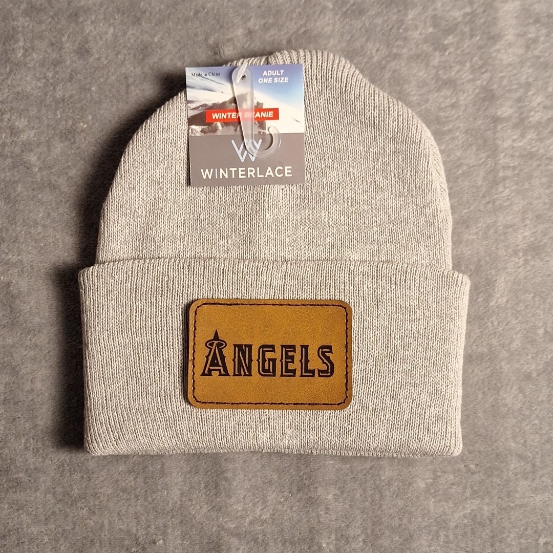 Angels Leather Rectangle Patch MLB (Patch Only)
