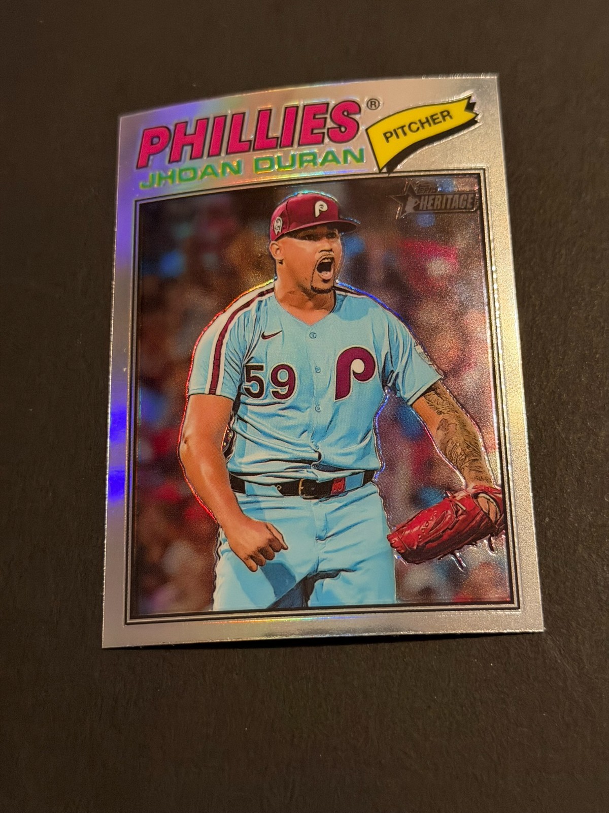2026 Topps Heritage – Jhoan Duran #14 Chrome Refractor