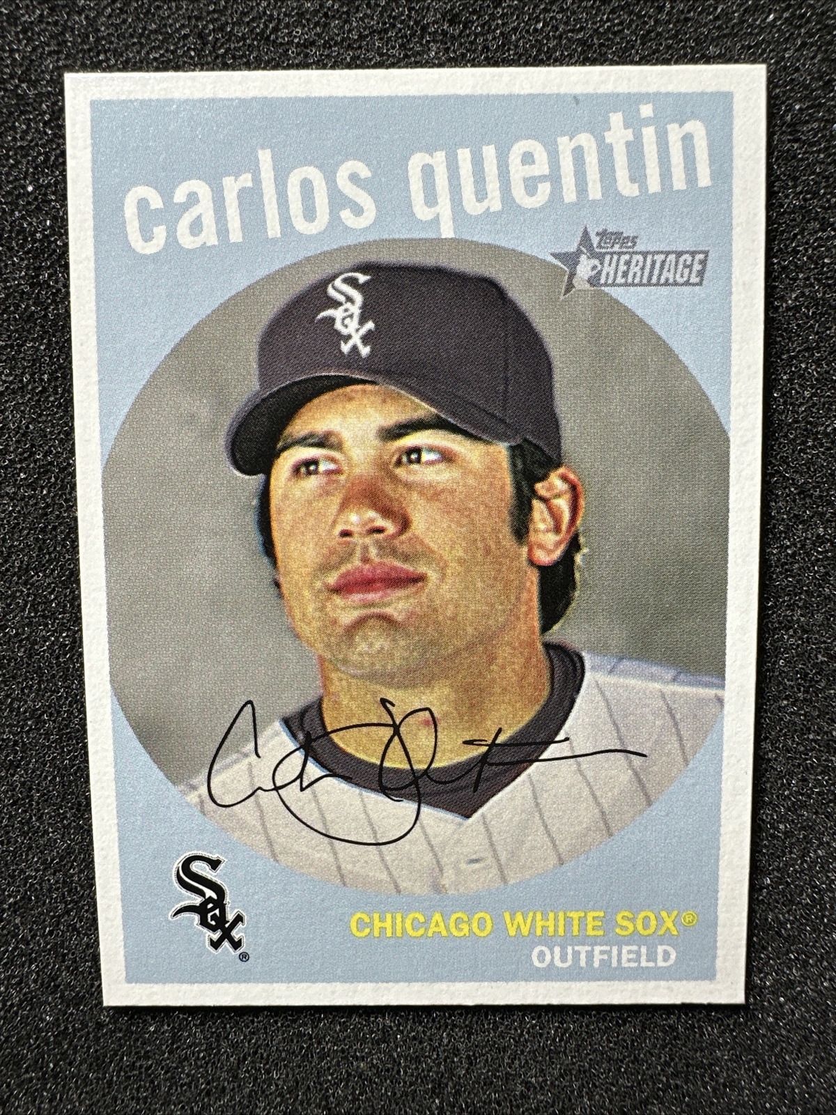 CARLOS QUENTIN #195 2008 Topps Heritage QTY Chicago White Sox
