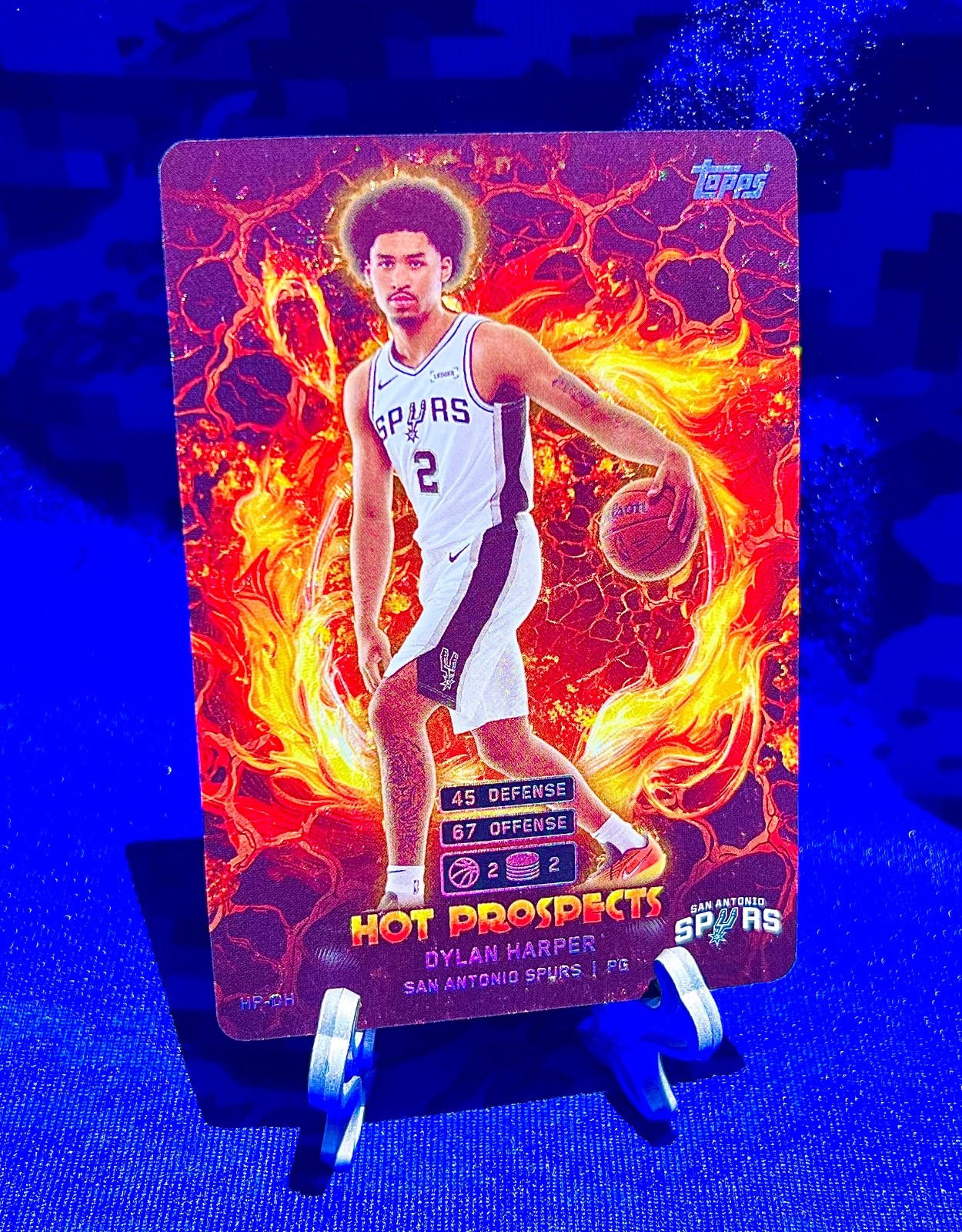 DYLAN HARPER 2025 Topps Hot Prospects HOLO FOIL #HP DH rookie SPURS