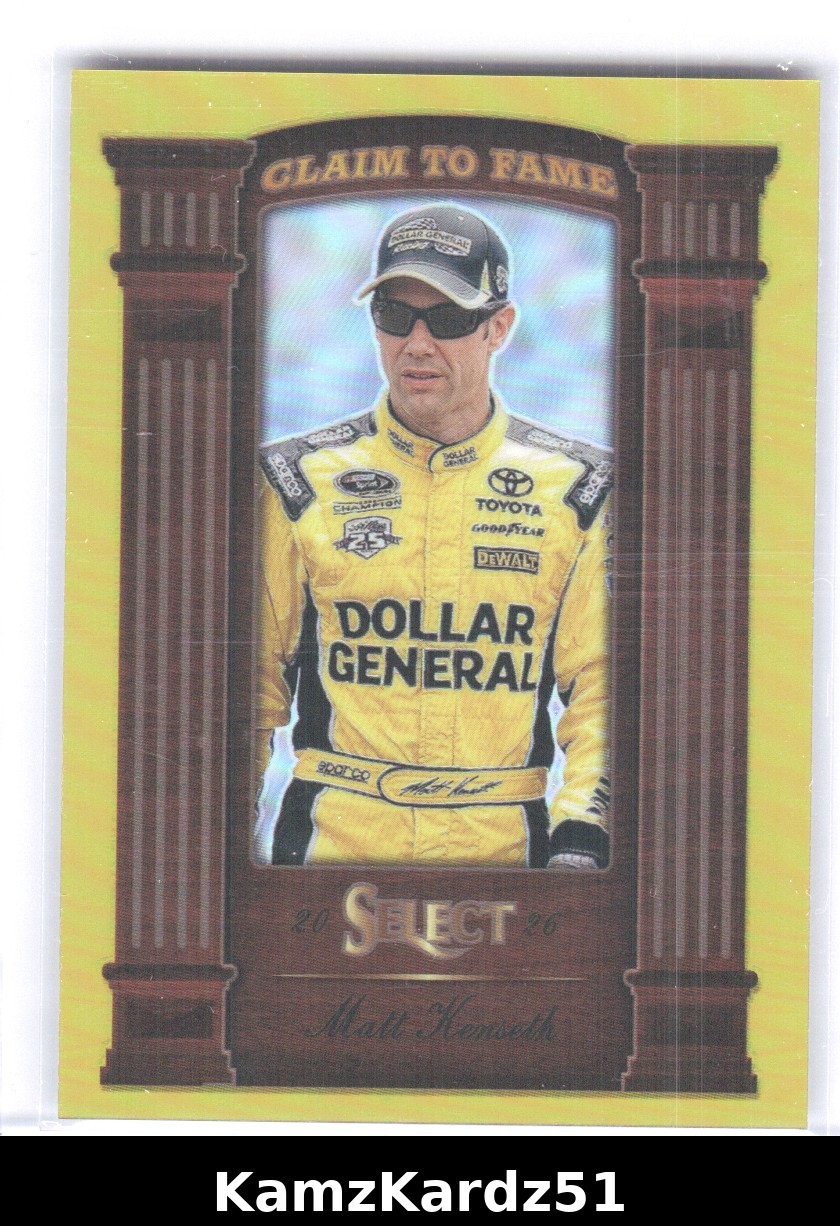 2026 Panini Select Racing Matt Kenseth #26 NM