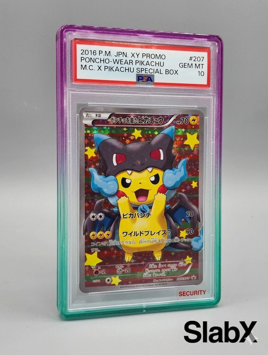 SlabX PSA Graded Slab Guard/ Slab Shield with TPU PC Protector Stackable Guard