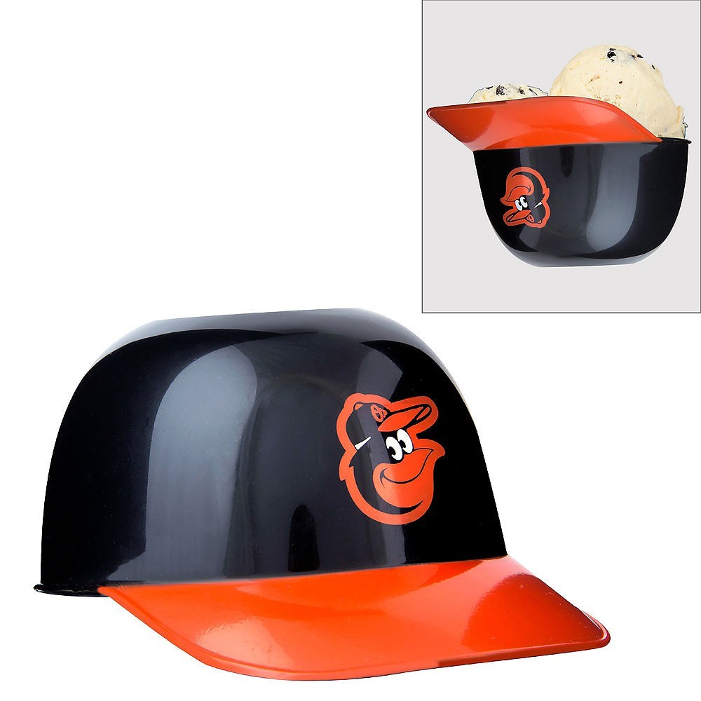 Baltimore Orioles MLB Baseball 8oz Ice Cream Sundae Helmet Snack Bowl Cup NEW