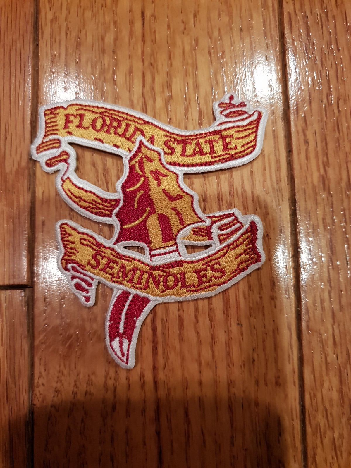 FLORIDA STATE SEMINOLES IRON ON PATCH MADE IN THE USA 3inx3in