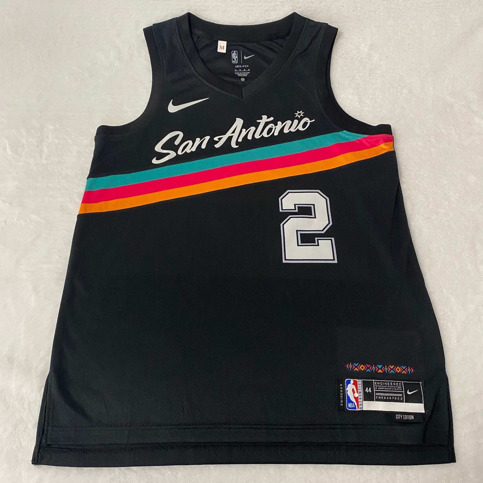 Dylan Harper #2 jersey. Heat-pressed. Men’s. Black fan jersey. Sizes S-2XL.