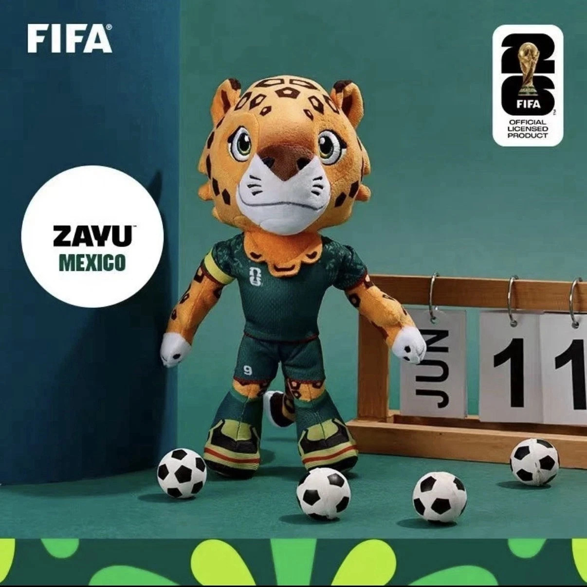 2026 FIFA World Cup Mascots Plush Doll 20cm Canada/Mexico/United States