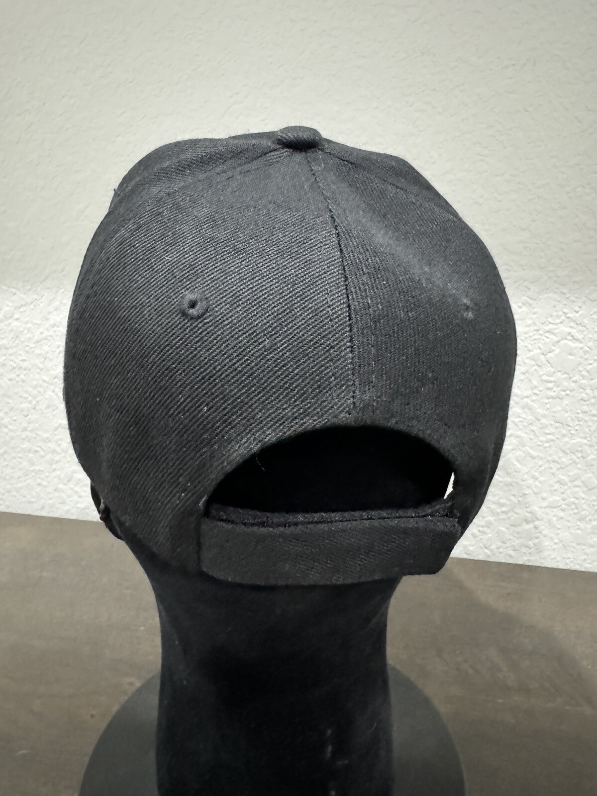 NFL SHIELD LOGO REFEREE OFFICIALS GAME HAT CAP BLACK LOW CROWN ADJUSTABLE STRAP