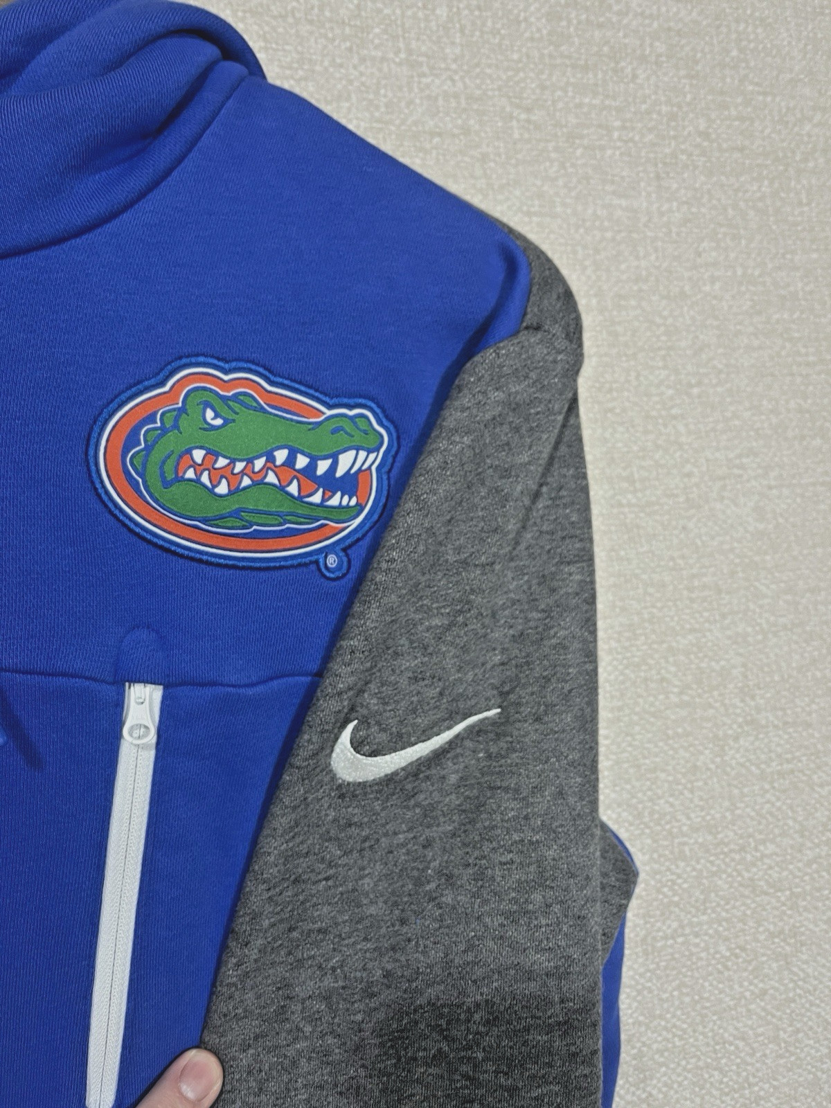 Florida Gators Nike Pullover Mens Large NCAA Blue Football Hoodie sweatshirt