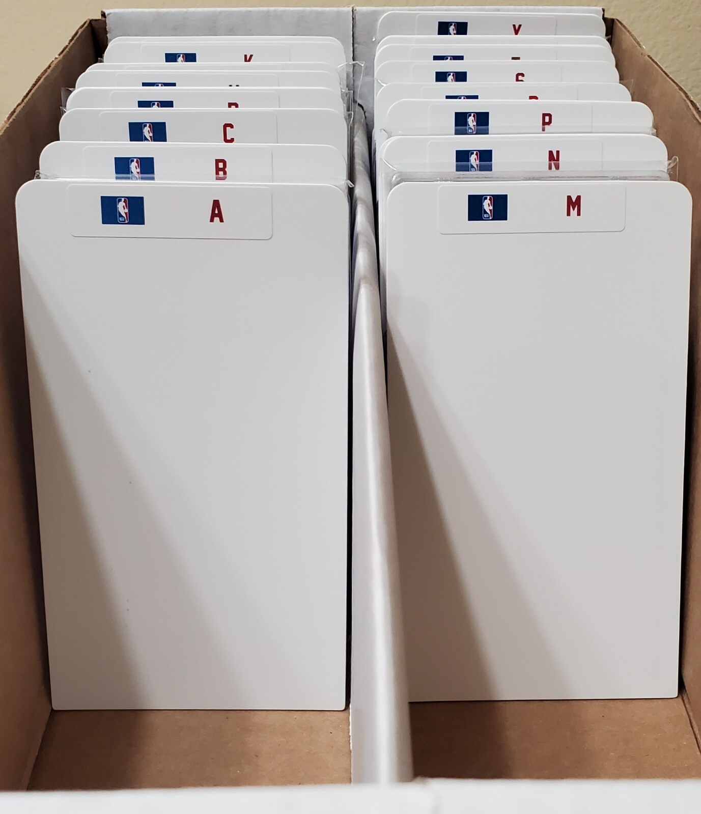 (26) GRADED Slab & Sports Card Dividers with 26 FREE NBA A-Z Labels Set