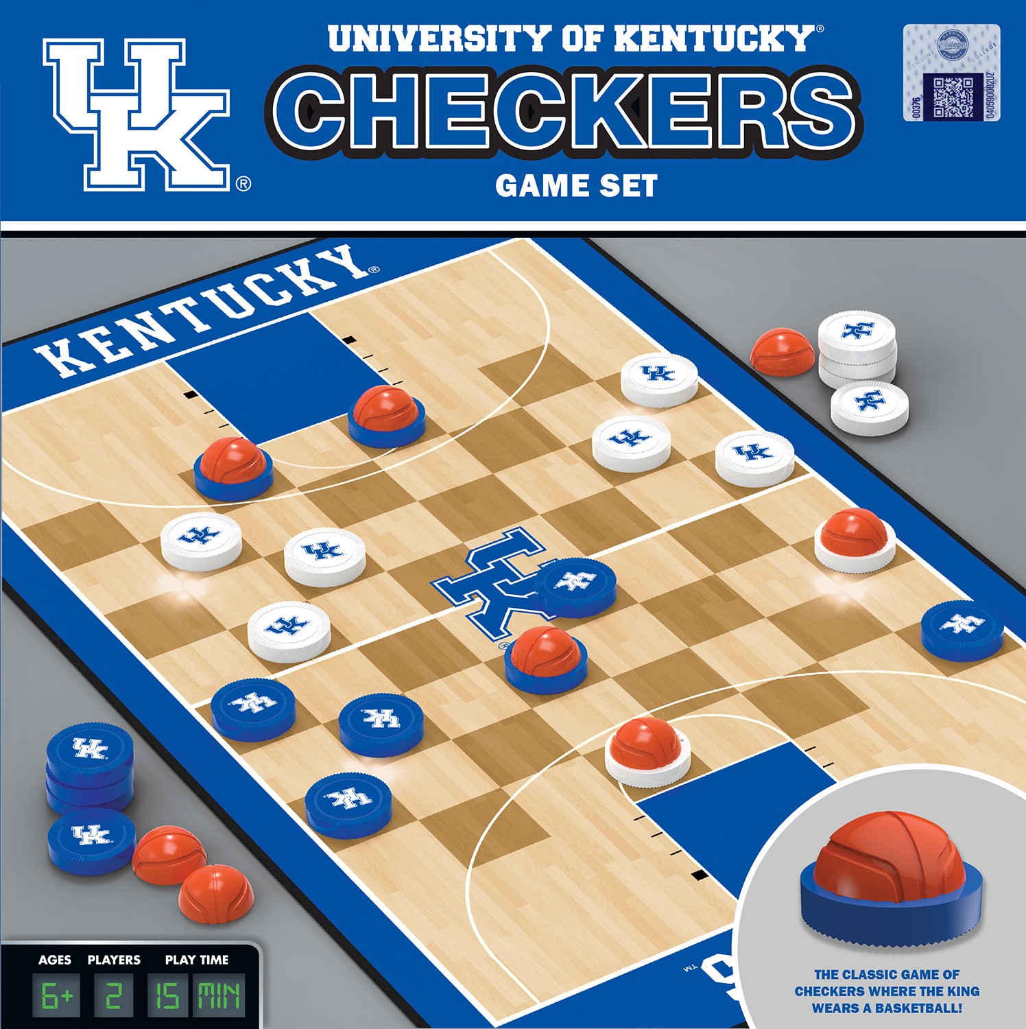 MasterPieces – Kentucky Wildcats – NCAA Checkers Board Game