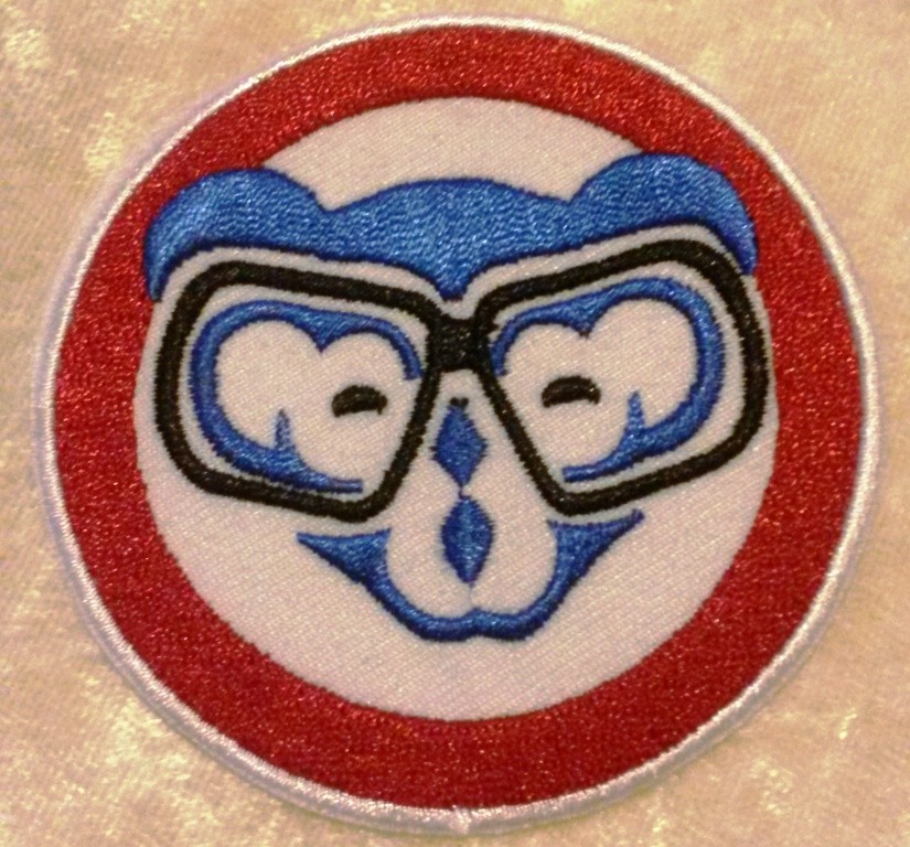 Chicago Cubs Harry Carey 3″ Iron /Sew On Embroidered Patch~FREE 1st class Mail