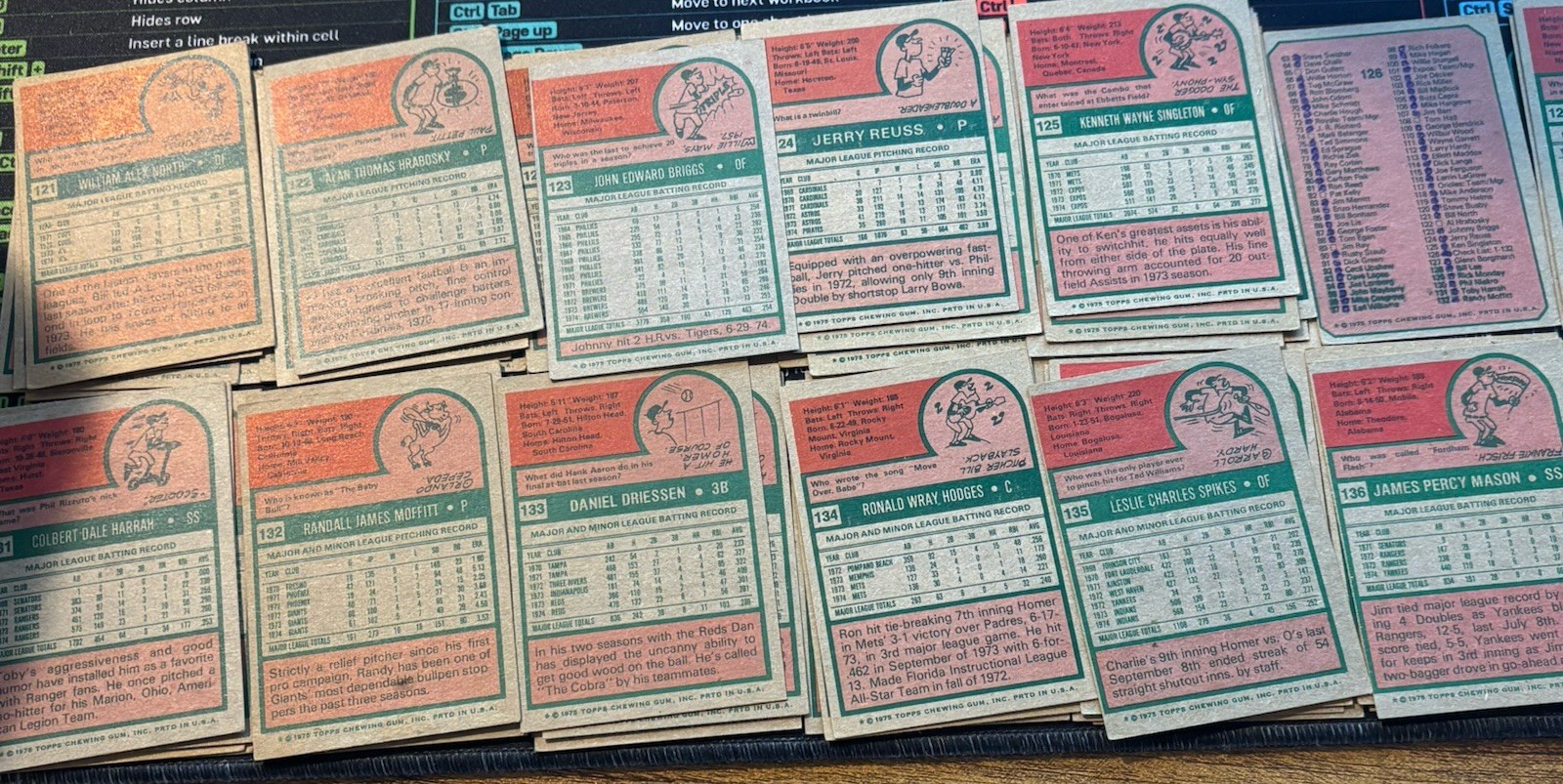 1975 Topps Baseball U-Pick VG+ #1-200 Free Shipping on 3+ Cards!