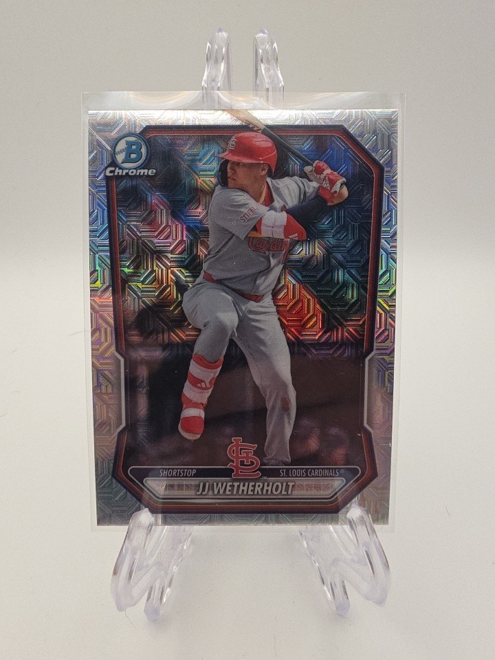 JJ Wetherholt 2026 Bowman Chrome Mojo Refractor Cardinals #BCP-115