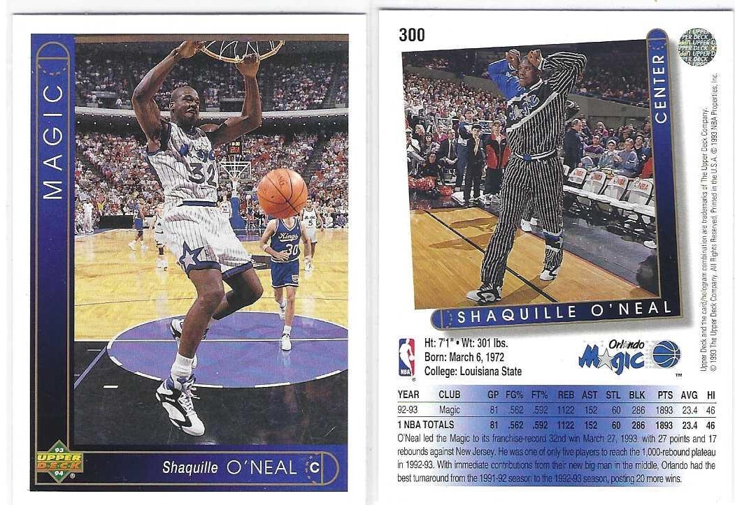 1993-94 Upper Deck Basketball Cards – Finish Your Set! Volume Pricing!
