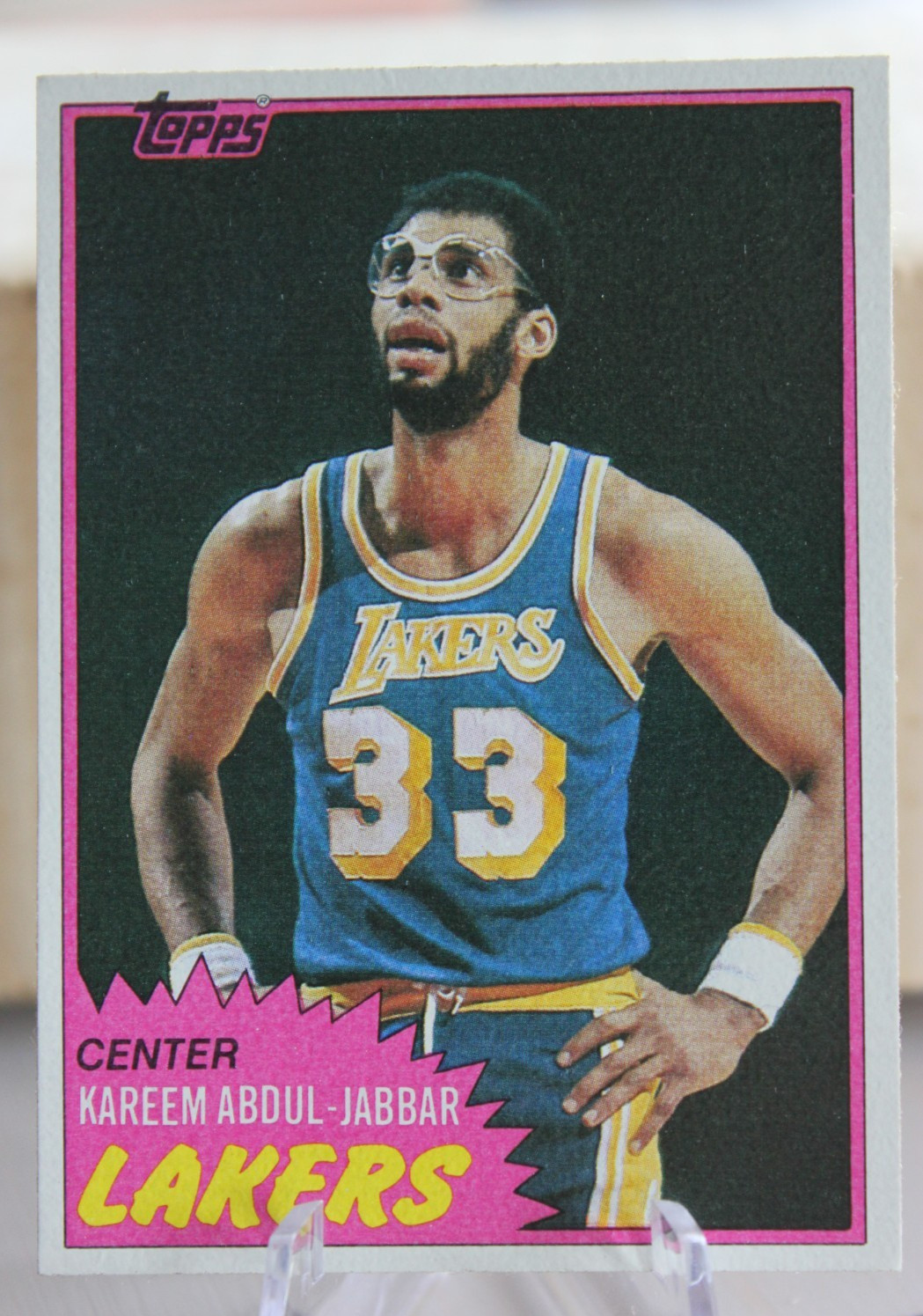1981-82 Topps KAREEM ABDUL-JABBAR #20 NMt-Mt – Los Angeles Lakers