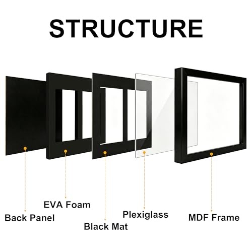 Baseball Card Display Case Wall Mount or Tabletop, Trading Card Display 2 Grid