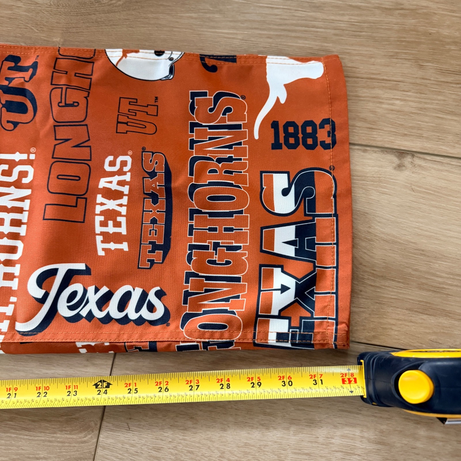 Texas Longhorns Men’s Large Overalls Bib Repeat All Over Print FOCO NCAA