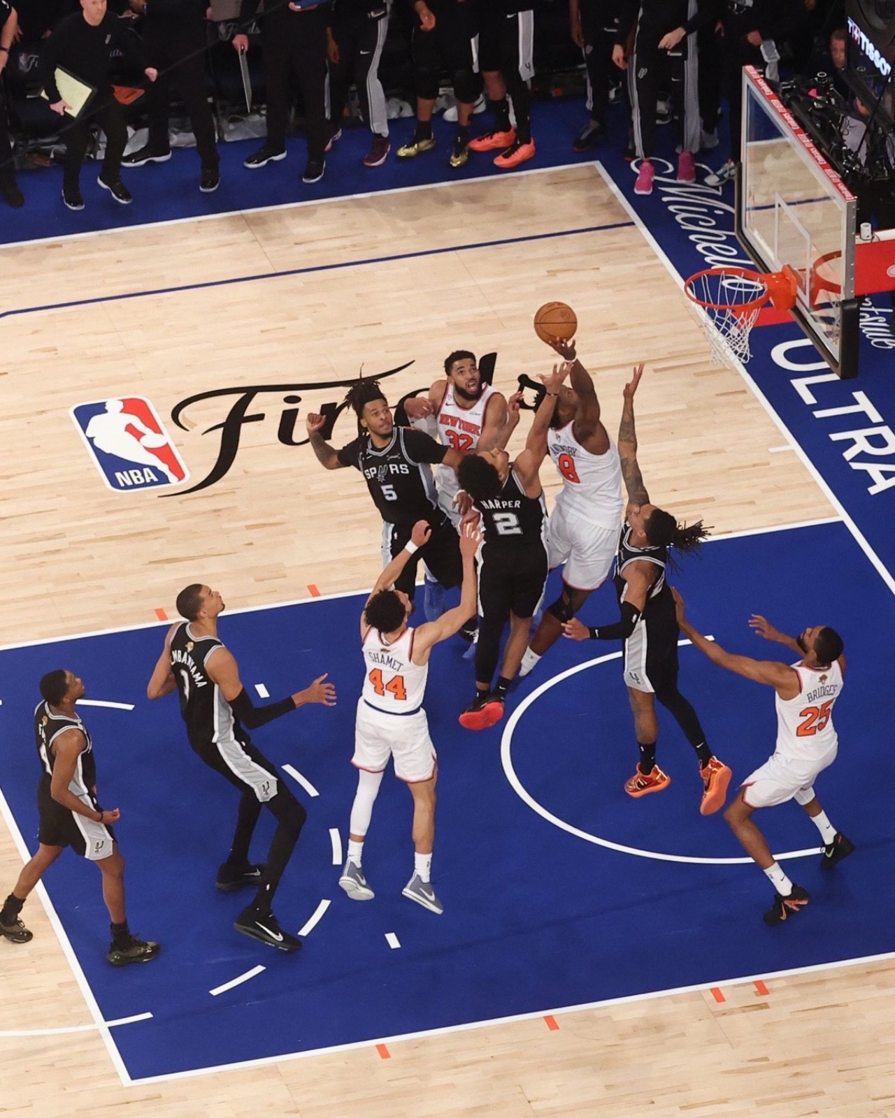 2026 NBA FiNALS New York Knicks 8×10 Glossy Photo OG Anunoby “The Tip” Winner