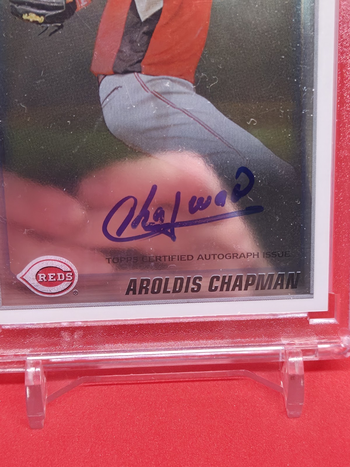 2010 Bowman Chrome Aroldis Chapman Rookie Autograph BCP-199 🔥THROWER!