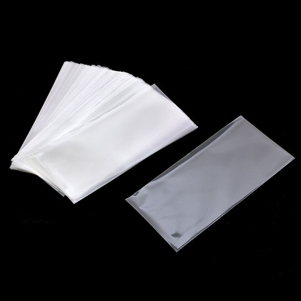 200pcs Transparent Banknote Cover Thickened Banknote Collection Cover OPP Bag US