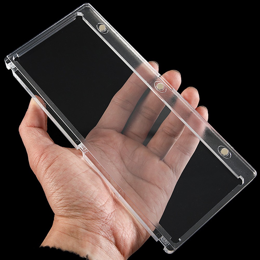 187mm Horizontal Booklet 175PT One Touch Magnetic Trading Card Holder Protector