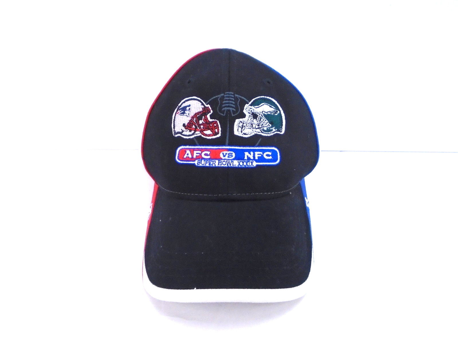 Reebok AFC Vs NFC Eagles Patriots NFL Super Bowl XXXIX Strapback Hat Cap