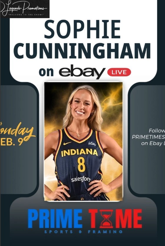 SOPHIE CUNNINGHAM Signed IP Auto 2025 Donruss WNBA Indiana Fever SWAU eBay Live