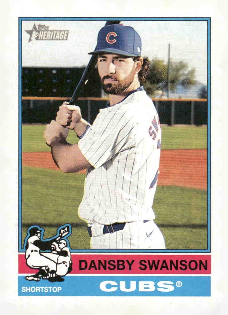 2025 Topps Heritage #128 Dansby Swanson