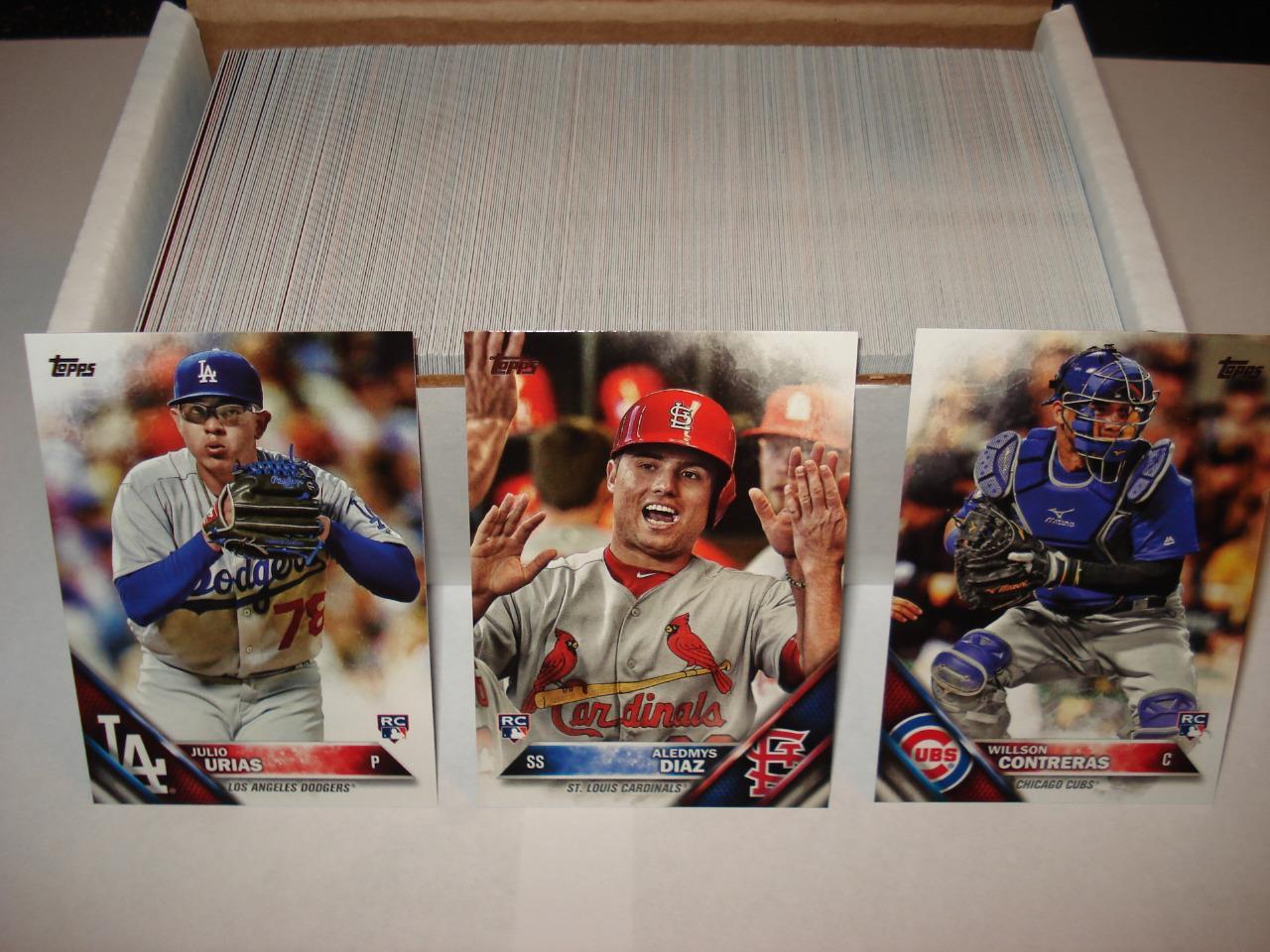 2016 Topps Update Baseball Complete MINT Set #US1-US300 Anderson Snell RCs