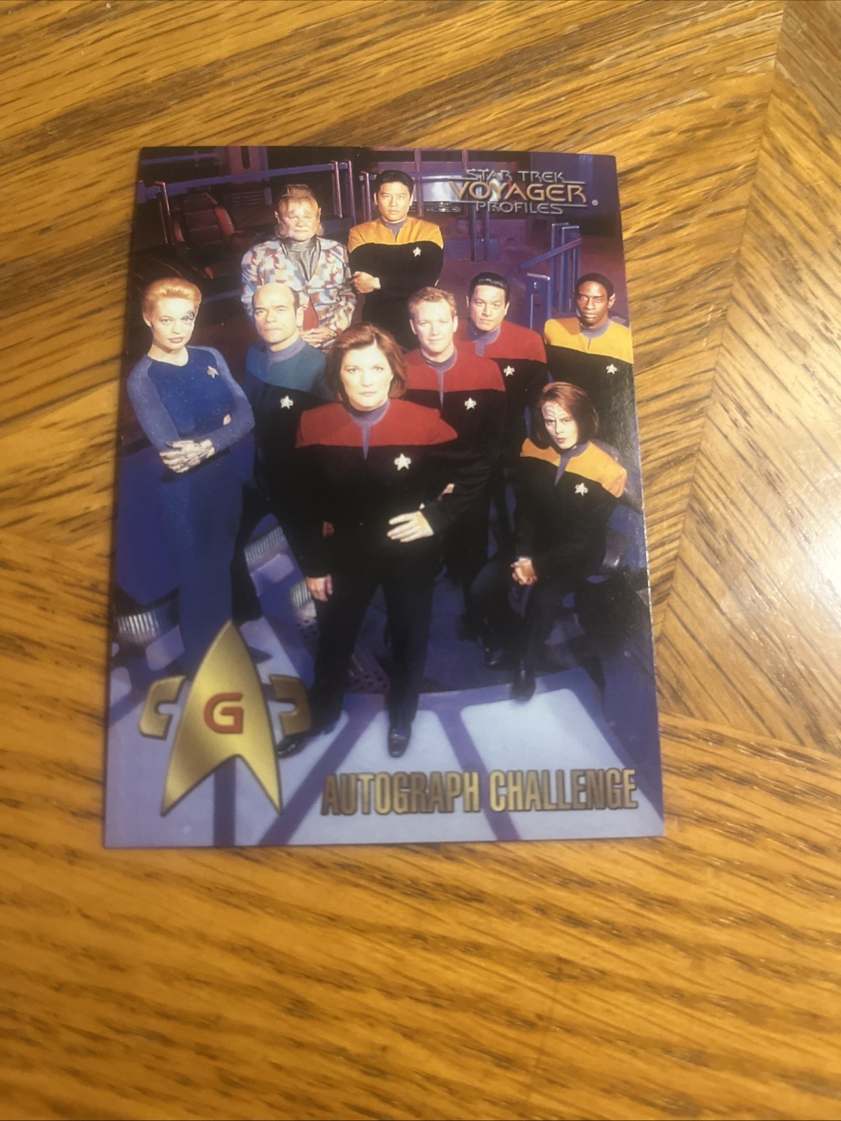 1998 Skybox Star Trek Voyager Profiles Jeri Ryan Seven of Nine Auto Challenge G