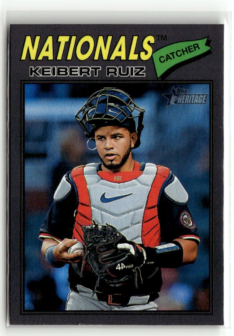 2026 Topps Heritage #201 KEIBERT RUIZ GRAY BORDER SP NATIONALS