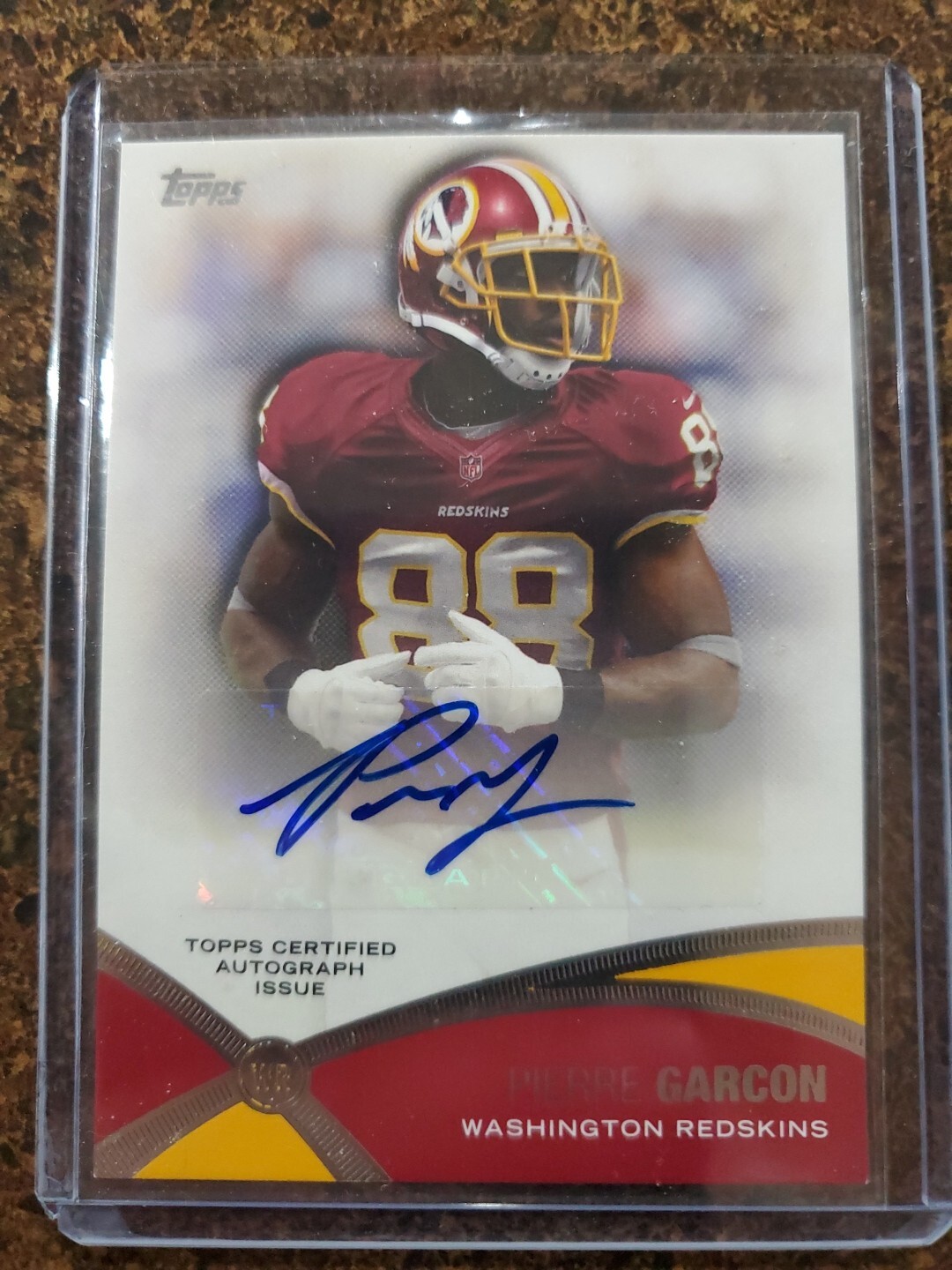 2012 TOPPS Prolific Playmakers Autogragh Card Pierre Garcon Auto Rare