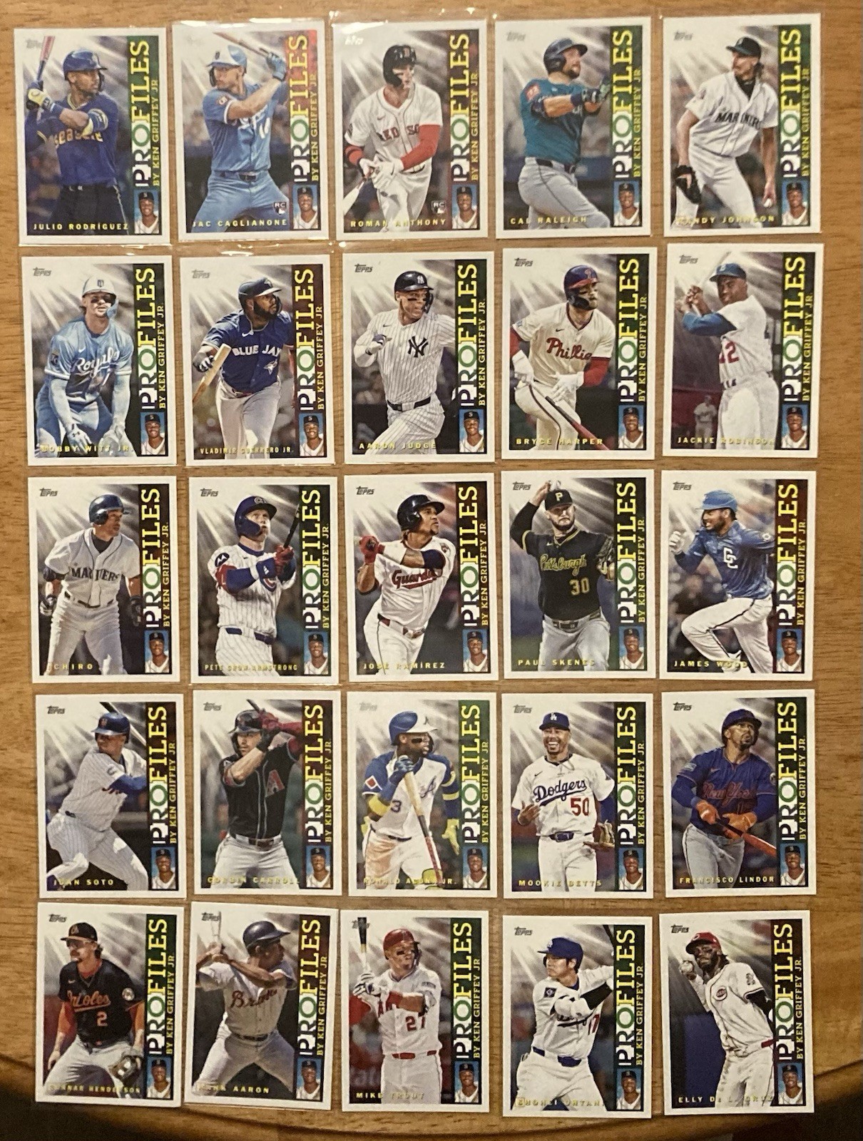 2026 Topps Series 1 Profiles By Ken Griffey Jr. Insert You Pick Ohtani, Judge