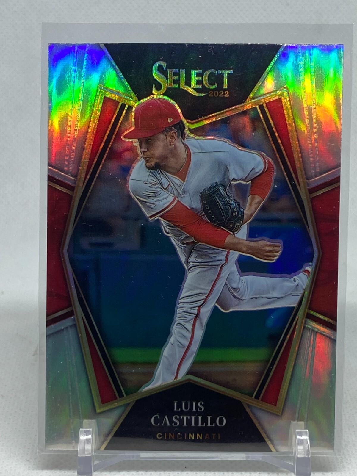 2022 Panini Select Luis Castillo Premier Level #199 Silver SP