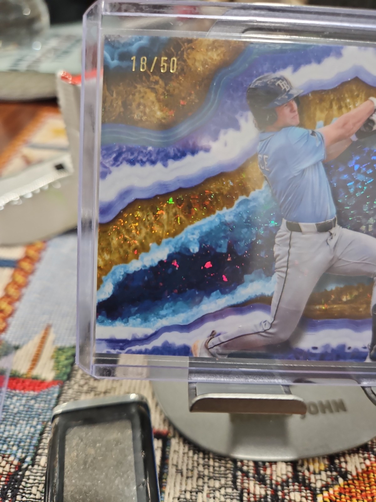 2026 Bowman Chrome Prospects Daniel Pierce Crystallized Gold /50 BWC-10 TB Rays