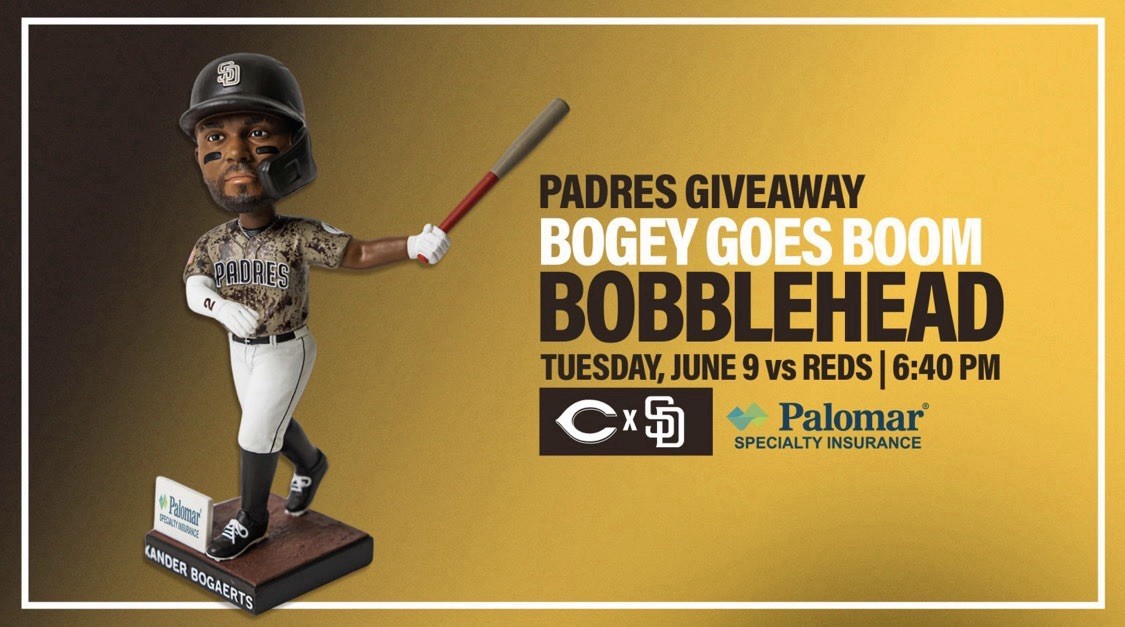 💥 Xander Bogaerts Bogey Goes Boom Bobblehead SGA 6/09/26 💥