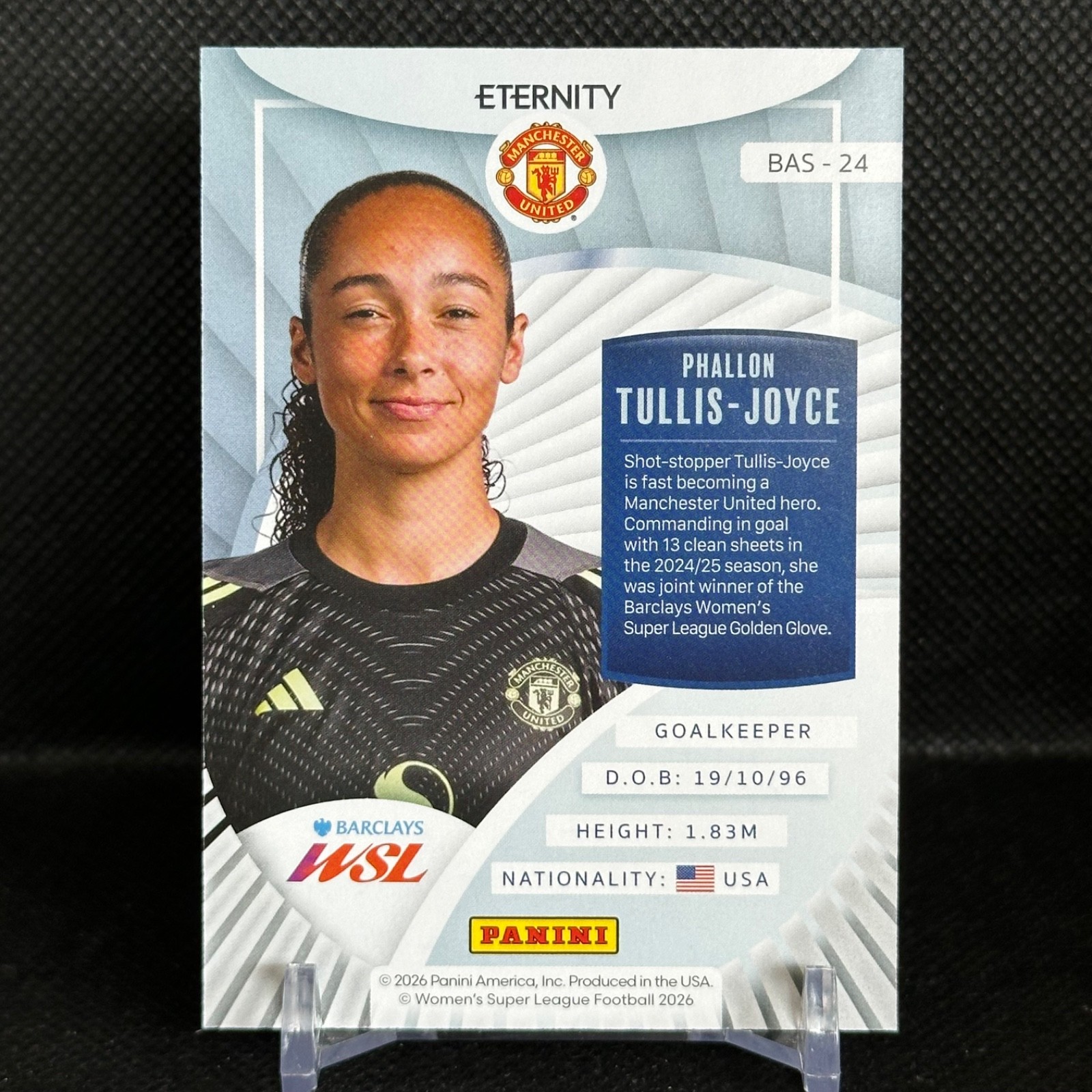 PHALLON TULLIS-JOYCE BAS-24 • 2025/26 Panini WSL Eternity Man United (US Seller)