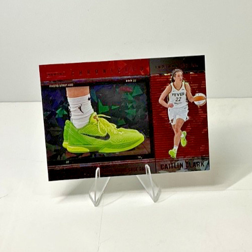 Caitlin Clark Chronicled – Shoe Game Grinch Kobe Red Cracked Ice