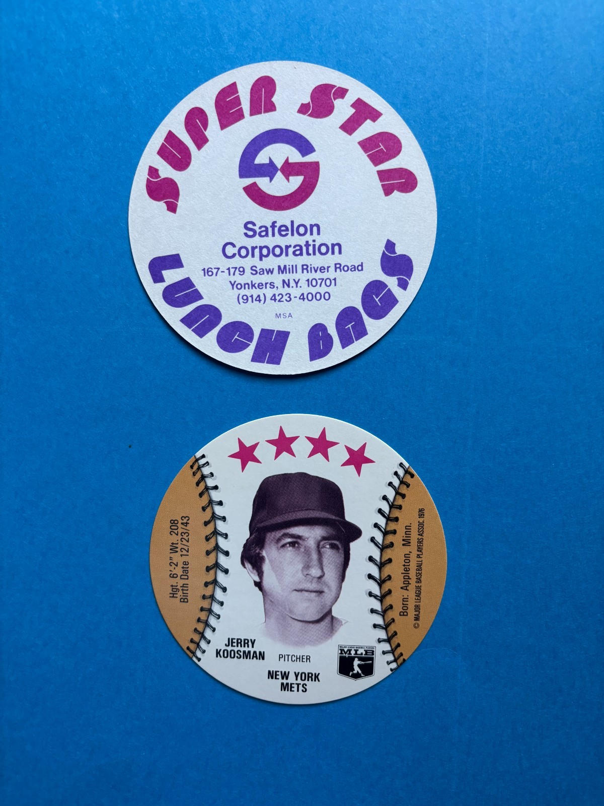 U Pick 1976 MSA Discs – Wiffle Crane Orbaker’s Isaly’s Dairy Isle – Near Mint