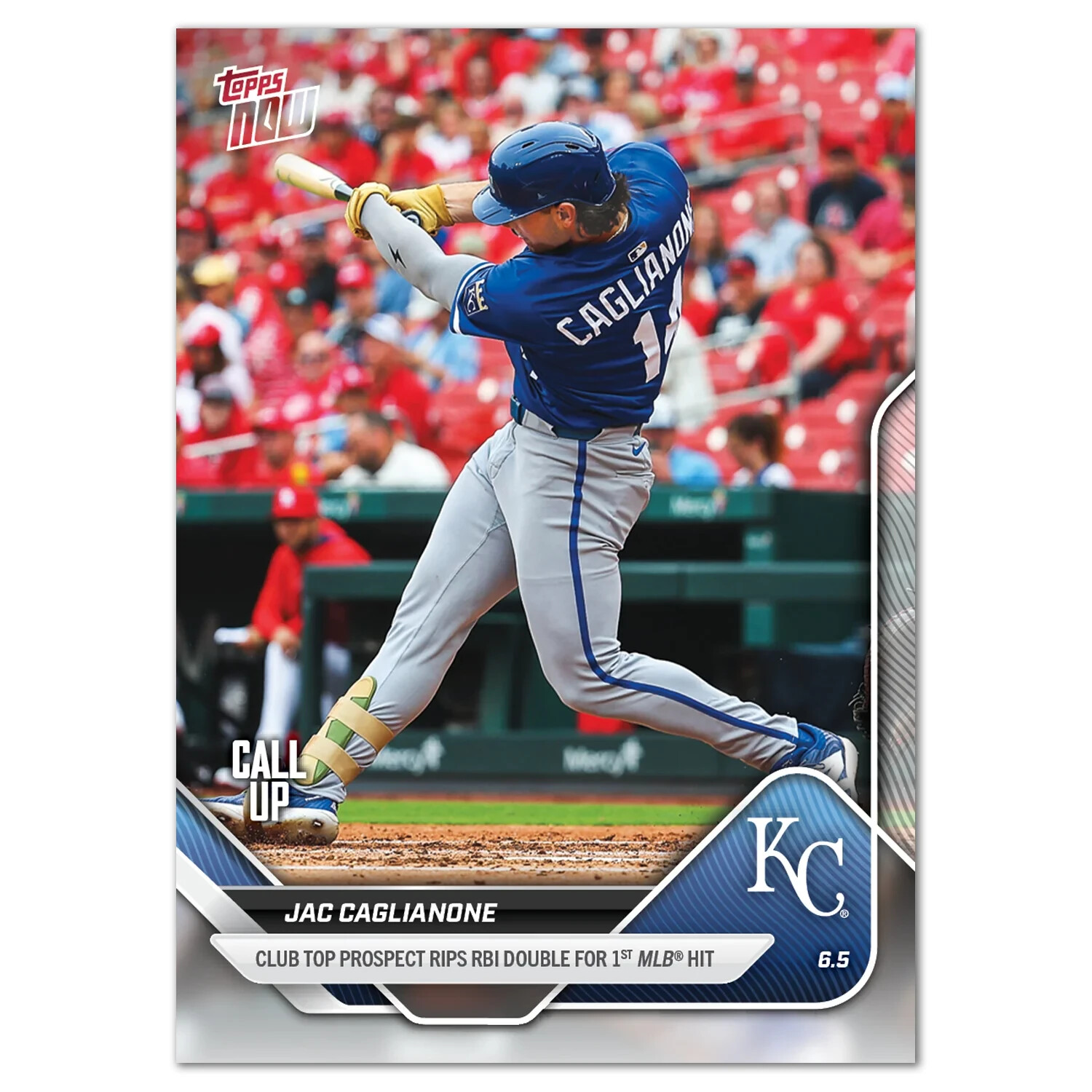 2025 Topps Now Card 262 Jac Caglianone 1st MLB Hit, RBI (CU) -25 Cent Shipping!