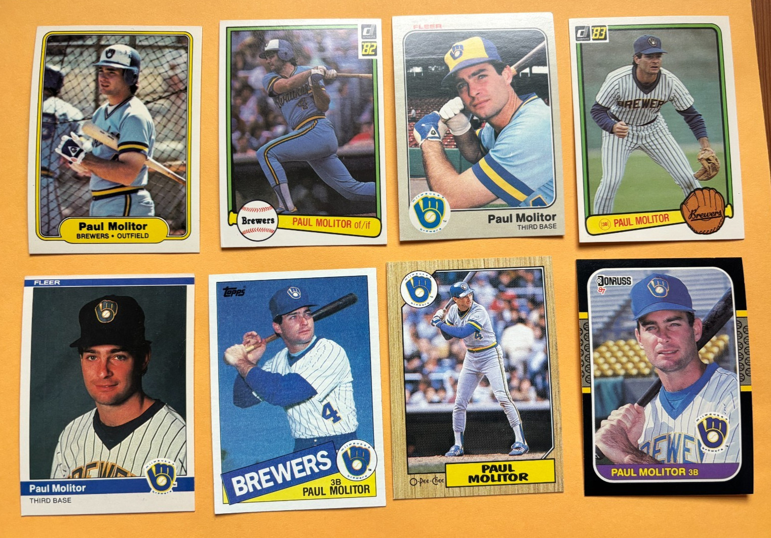 U Pick from 195 different Paul Molitor Oddball items 1979-1995