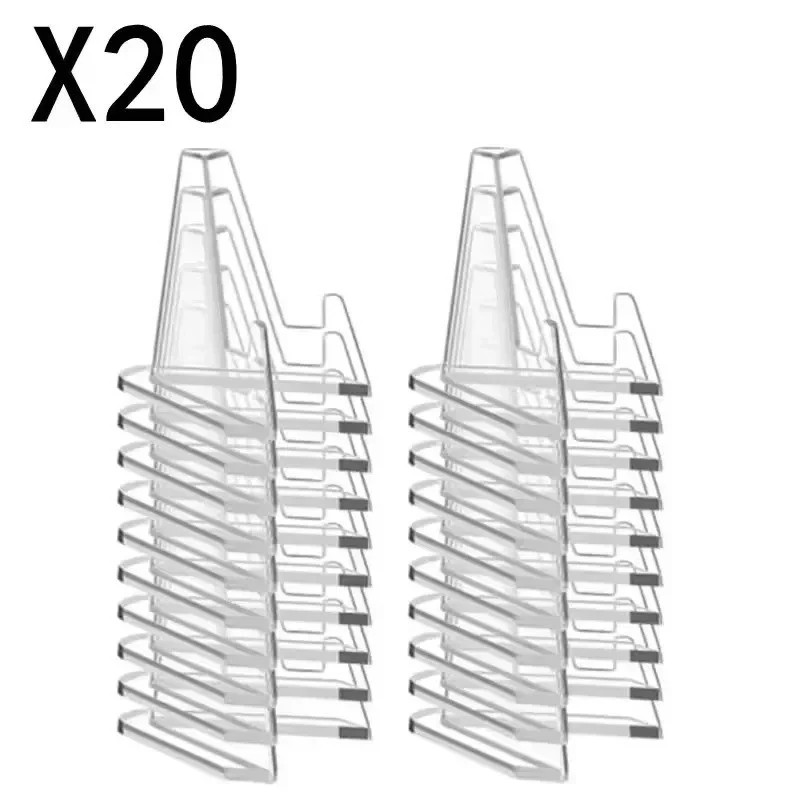 1-30Pcs Pack Clear Card Stands, Arcylic Card Display for Sports Graded