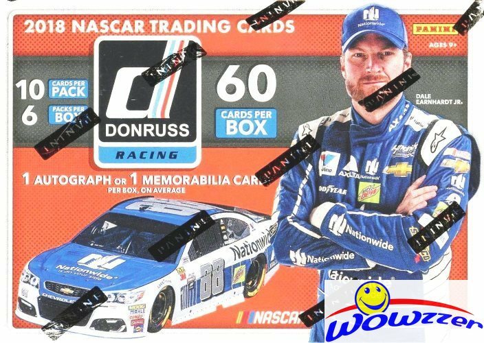 2018 Panini Donruss Nascar Racing EXCLUSIVE Factory Sealed Blaster Box-AUTO/MEM