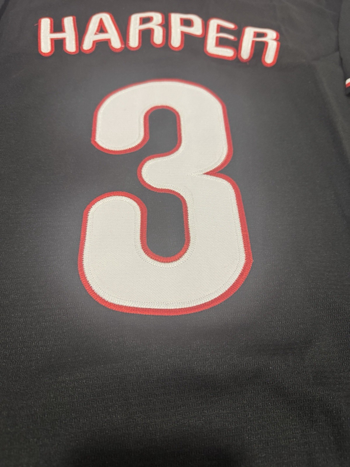 Bryce HARPER Philadelphia Phillies #3 BLACK Special Edition Jersey NEW with Tags