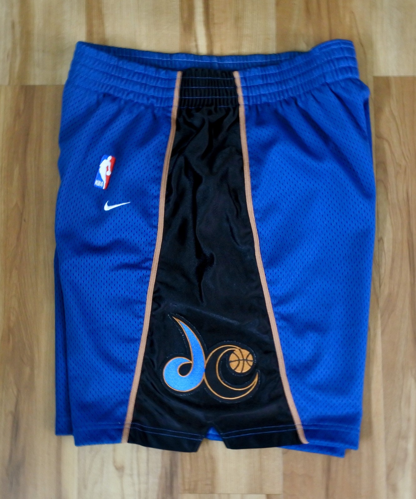 Washington Wizards Nike Authentic Shorts NBA Blue Jordan NBA Men Sewn Size 34