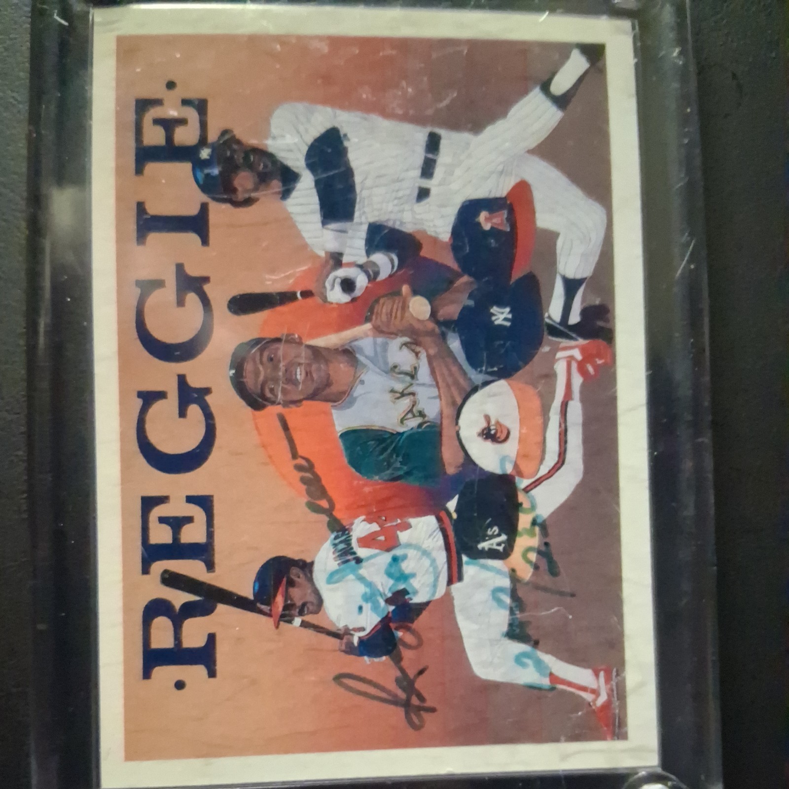 1990 Upper Deck Reggie Jackson #1242 out of 2500 Autographed excellent condition