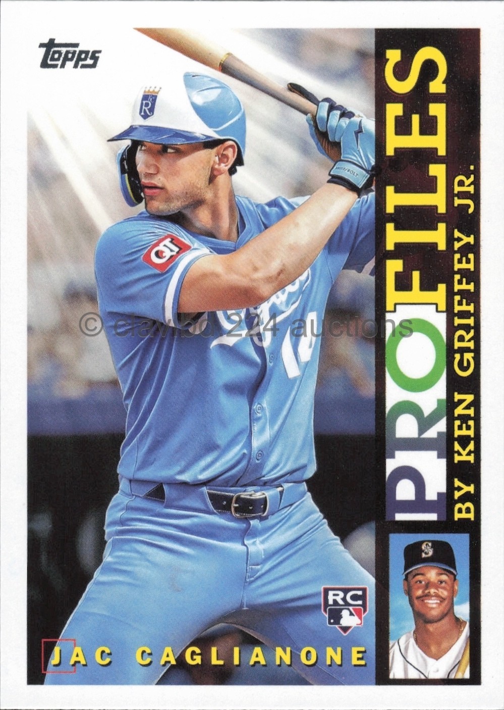 2026 TOPPS MLB – Jac Caglianone – Profiles by Ken Griffey Jr #TP-22 RC Royals
